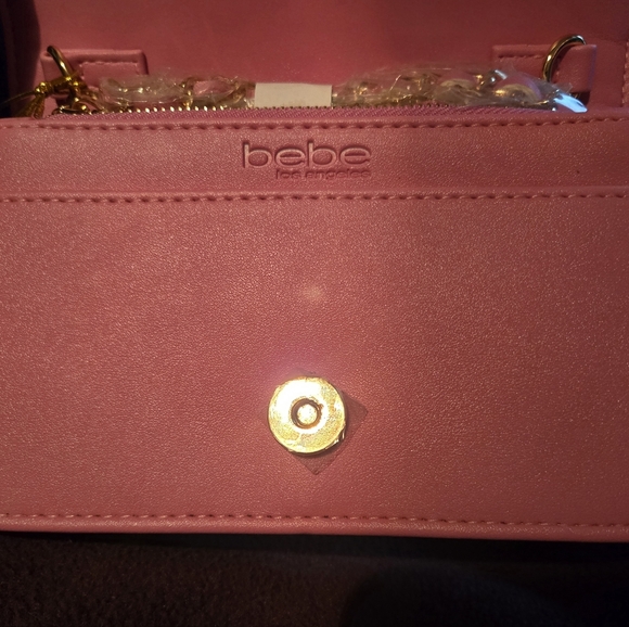 Bebe Sofia Bubble Gum Quilted Crossbody -NWT - Picture 4 of 7